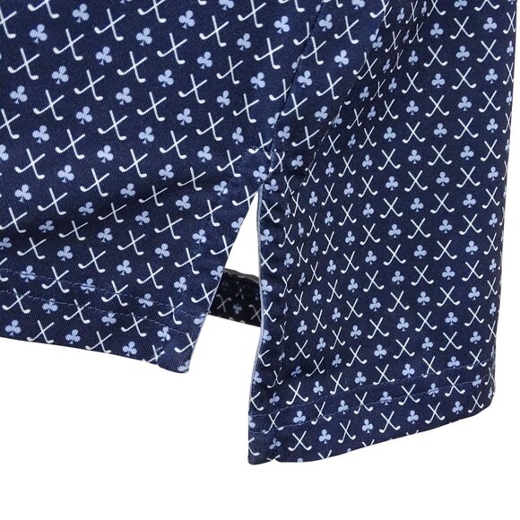 Ralph Lauren RLX Polo Shirt Men Size  XXL Blue Golf Club Print Moisture-Wicking - Picture 5 of 14